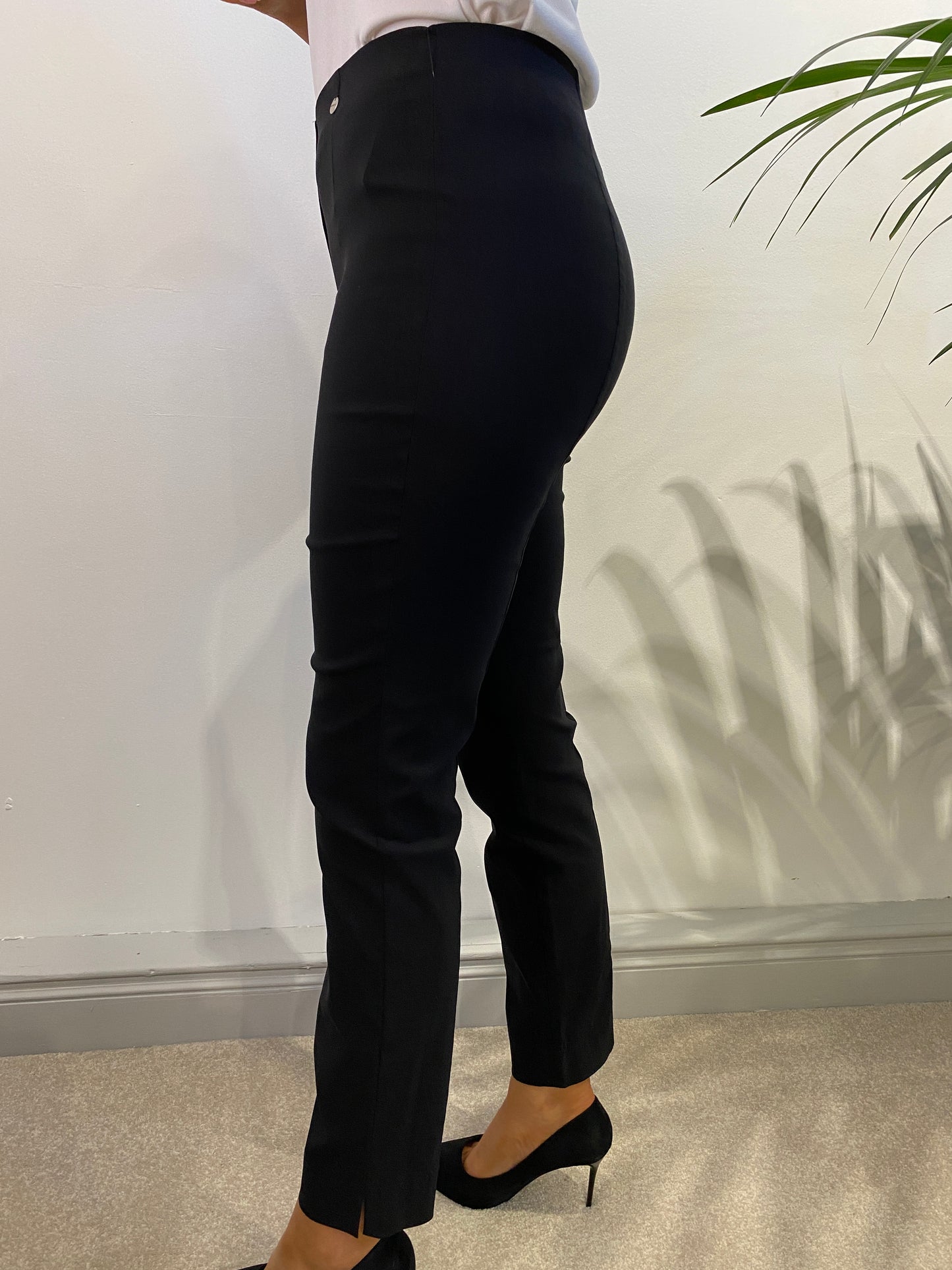 Robell Marie Navy & Black Full Length Trouser
