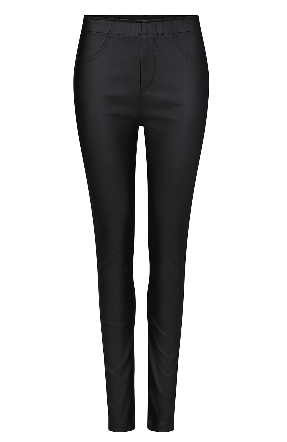 Sunday Black Leather Look Leggings
