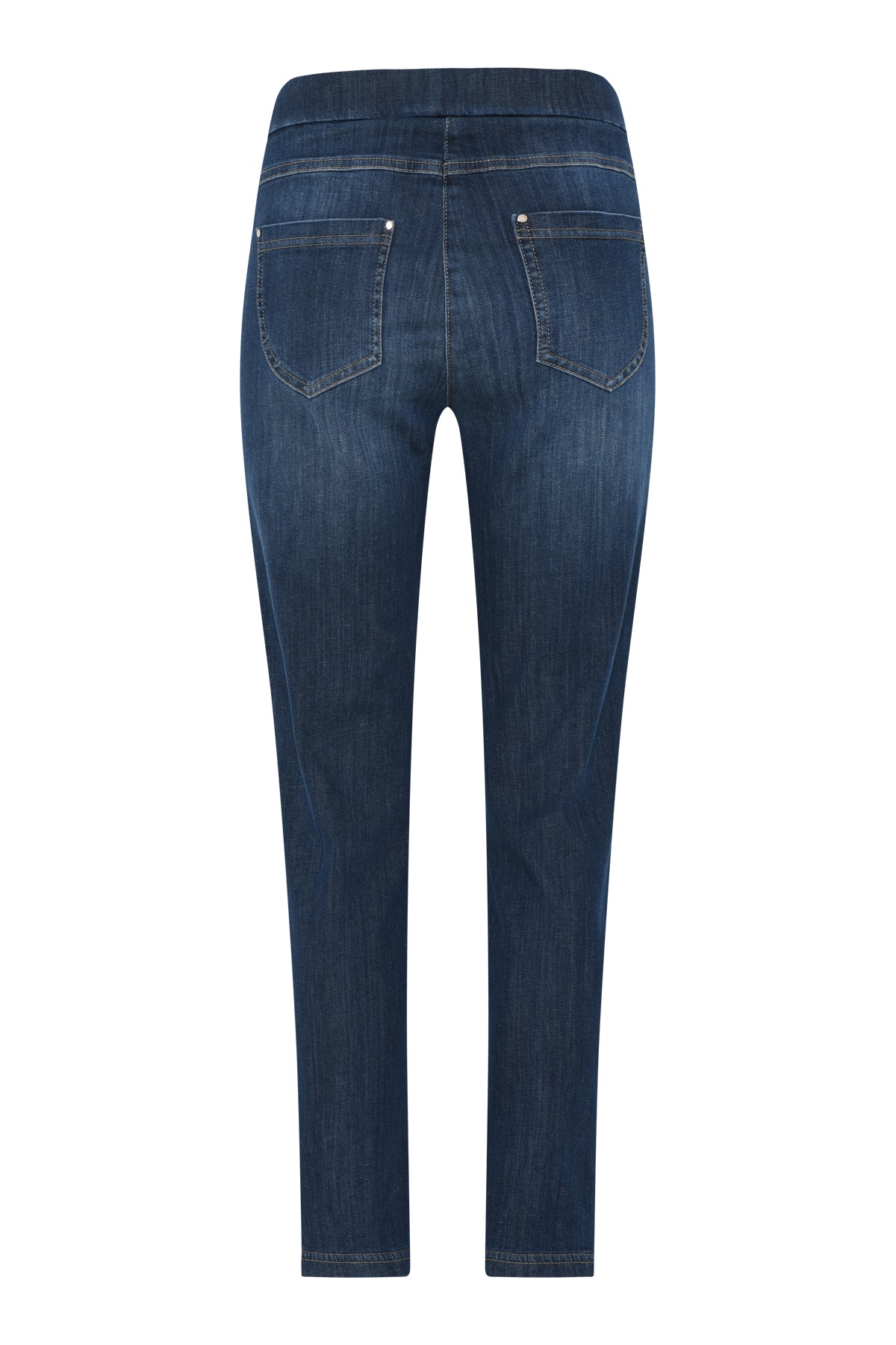 Robell Nena Denim Zip Detail Trousers