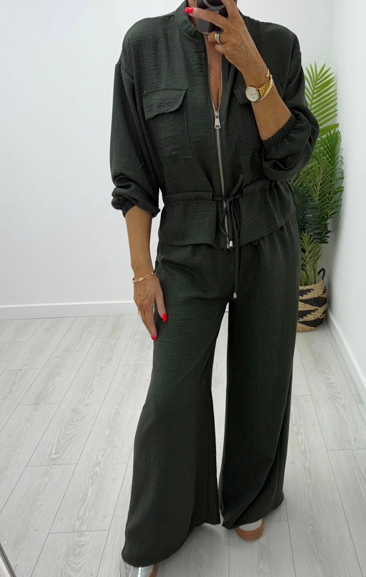 Lara Linen Feel Two Piece Co-Ord