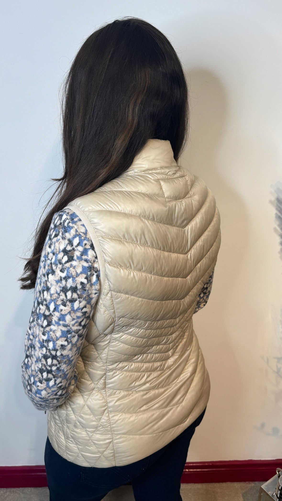 Frandsen Luxury Cream Sleeveless Gilet