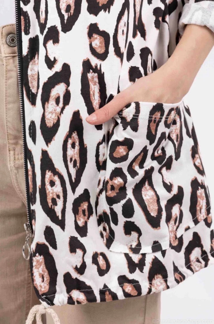 Sasha Leopard Print Cardigan