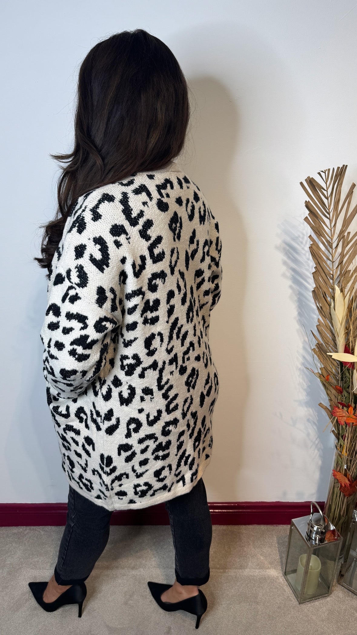 Karina Leopard Print Cardigan