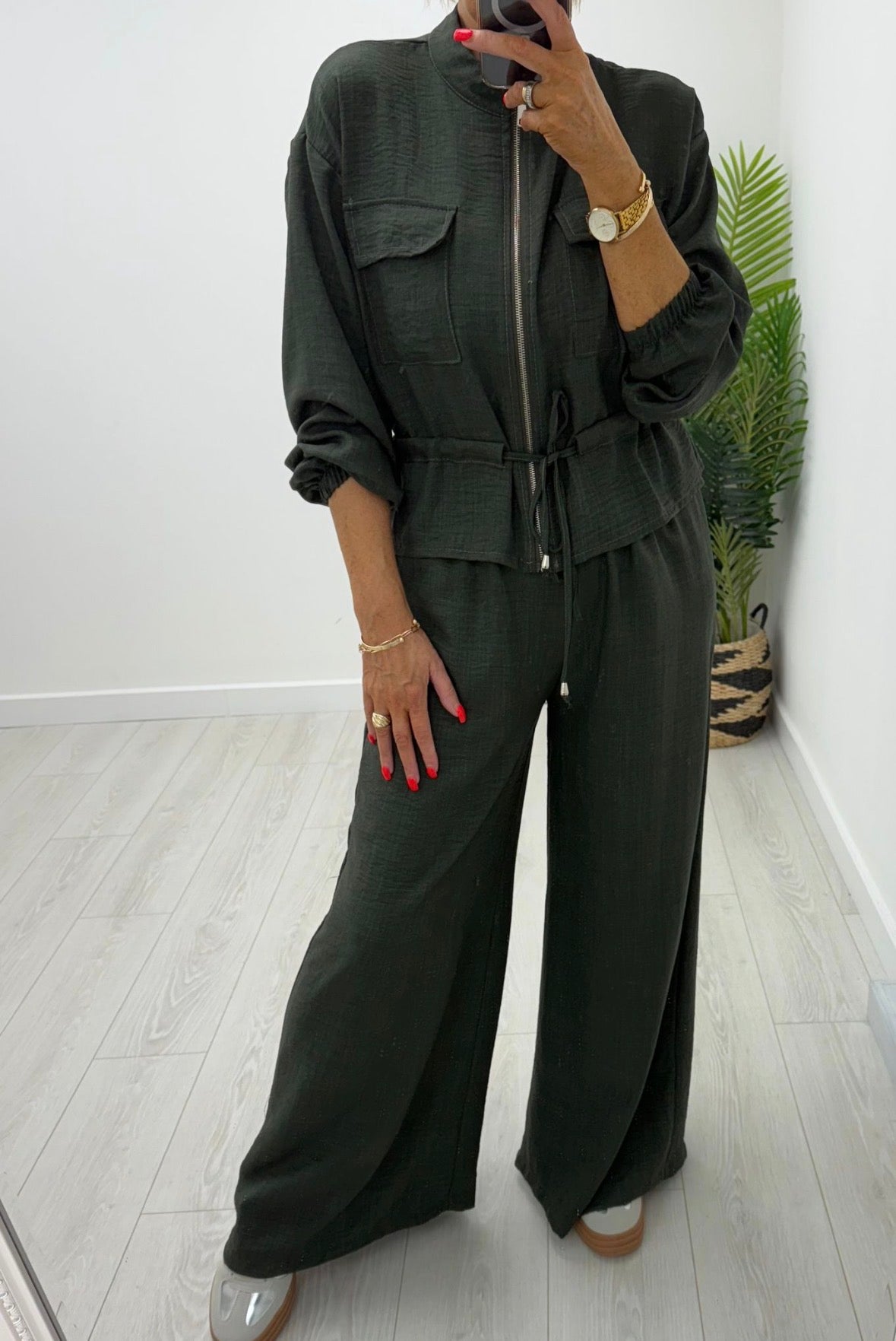 Lara Linen Feel Two Piece Co-Ord