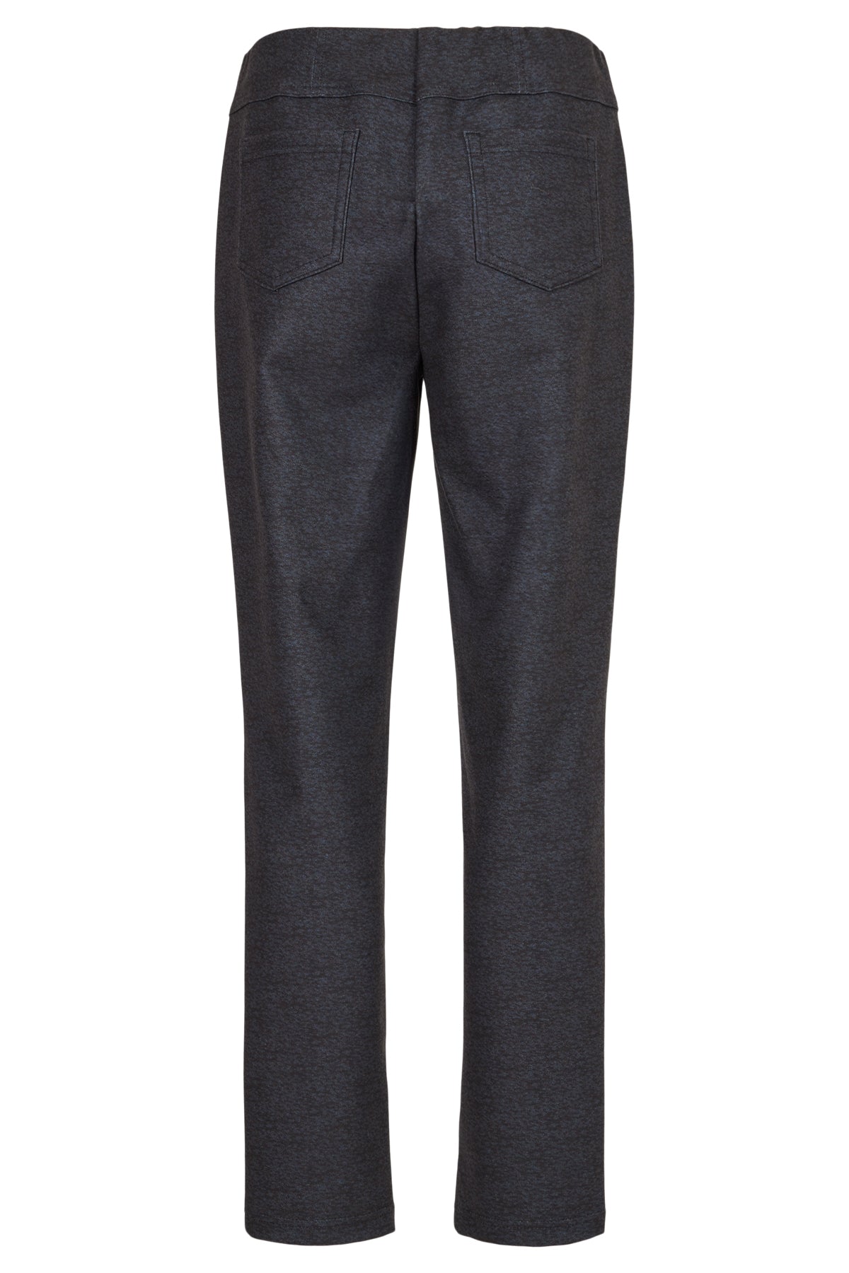 Robell Bella Grey Slim 78cm Length Soft Feel Trousers (No Turn-Up)