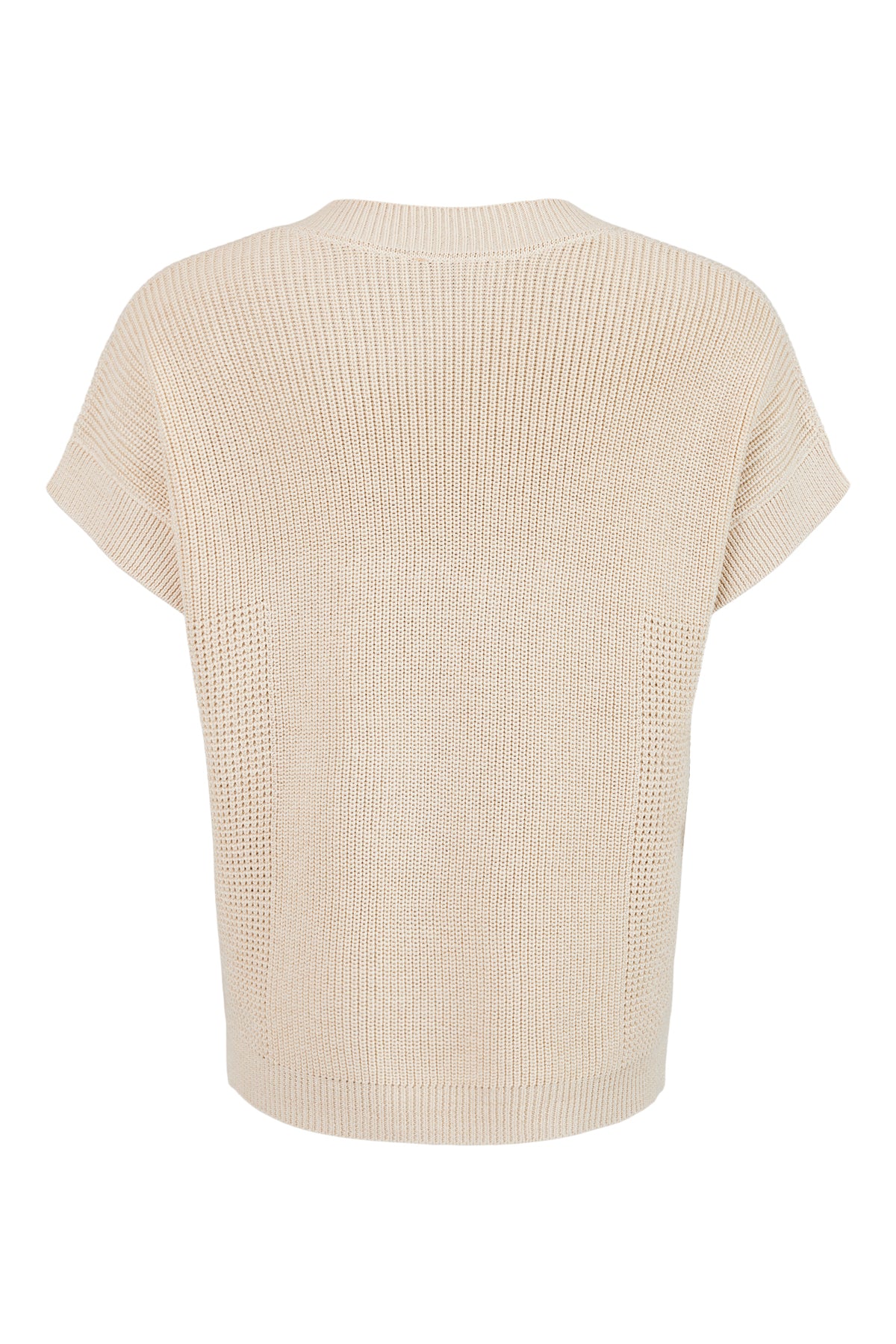 Sunday Beige Knit Sleeveless Pullover