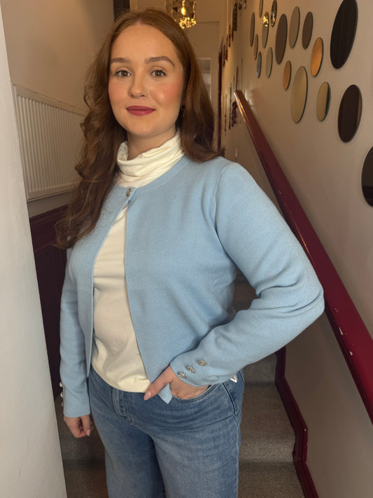Hariett Baby Blue Cardigan