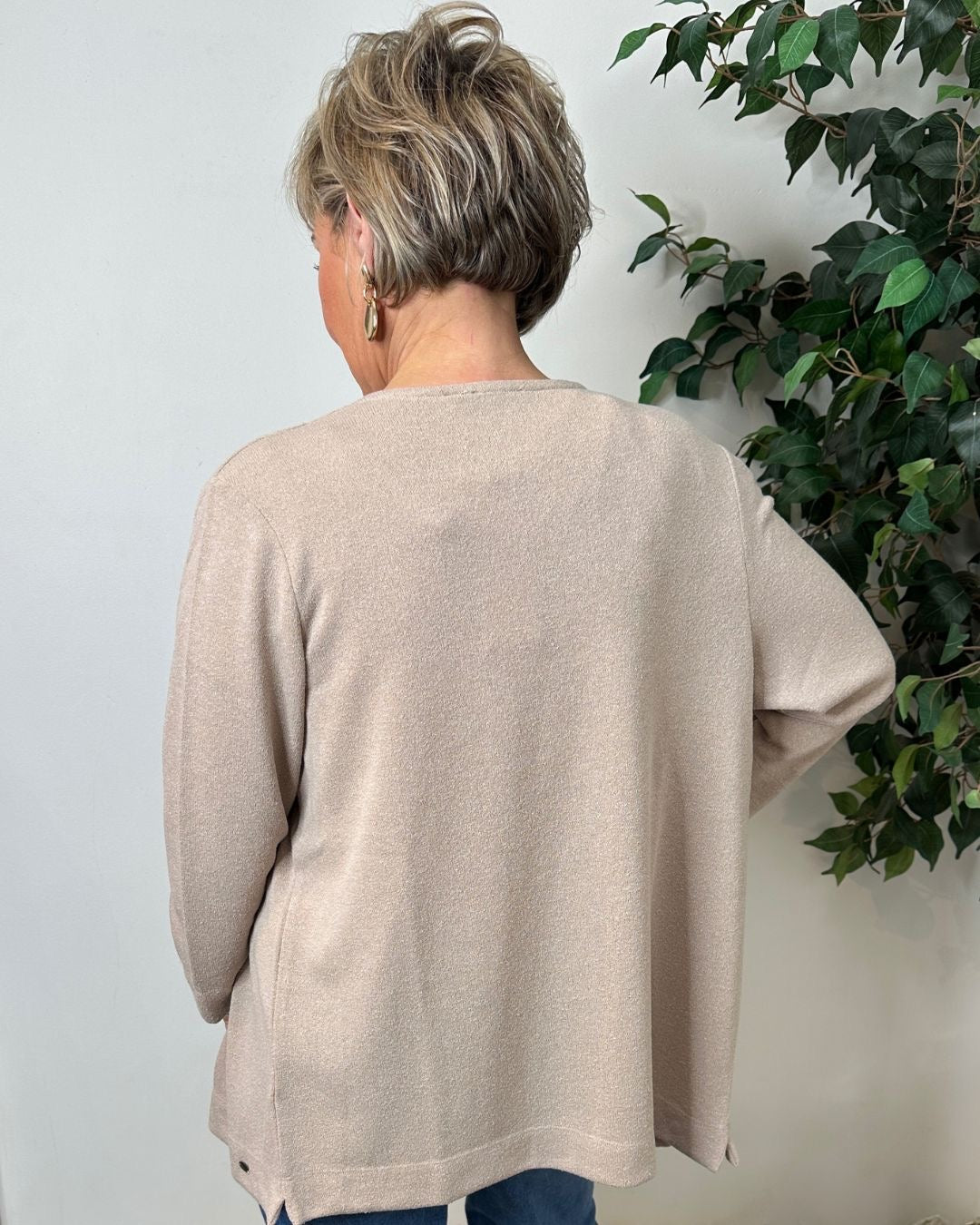 Rhea Beige Summer Cardigan