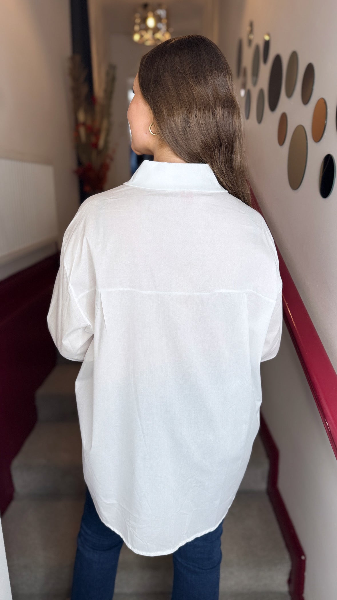 Toni White Embellished Shirt