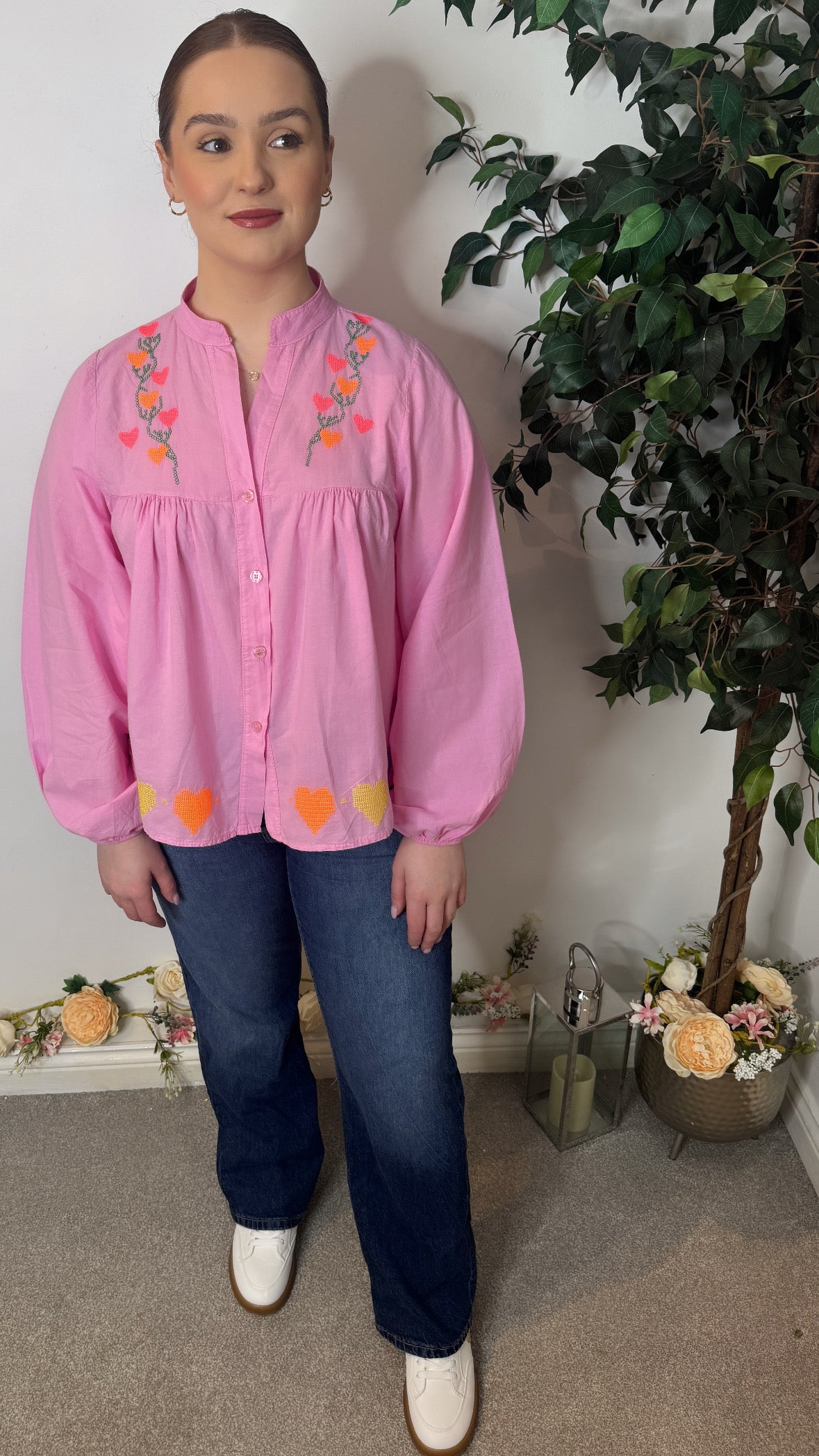 Freya Pink Floral Blouse