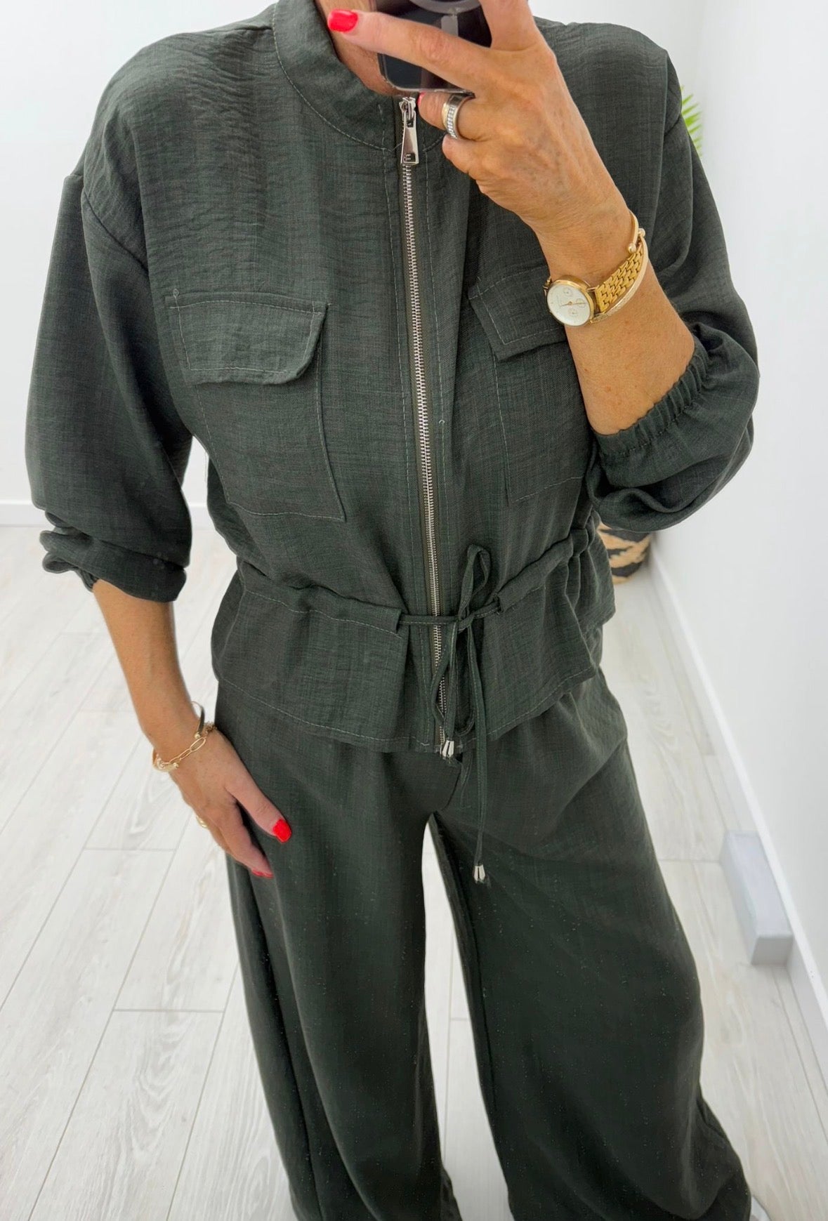 Lara Linen Feel Two Piece Co-Ord