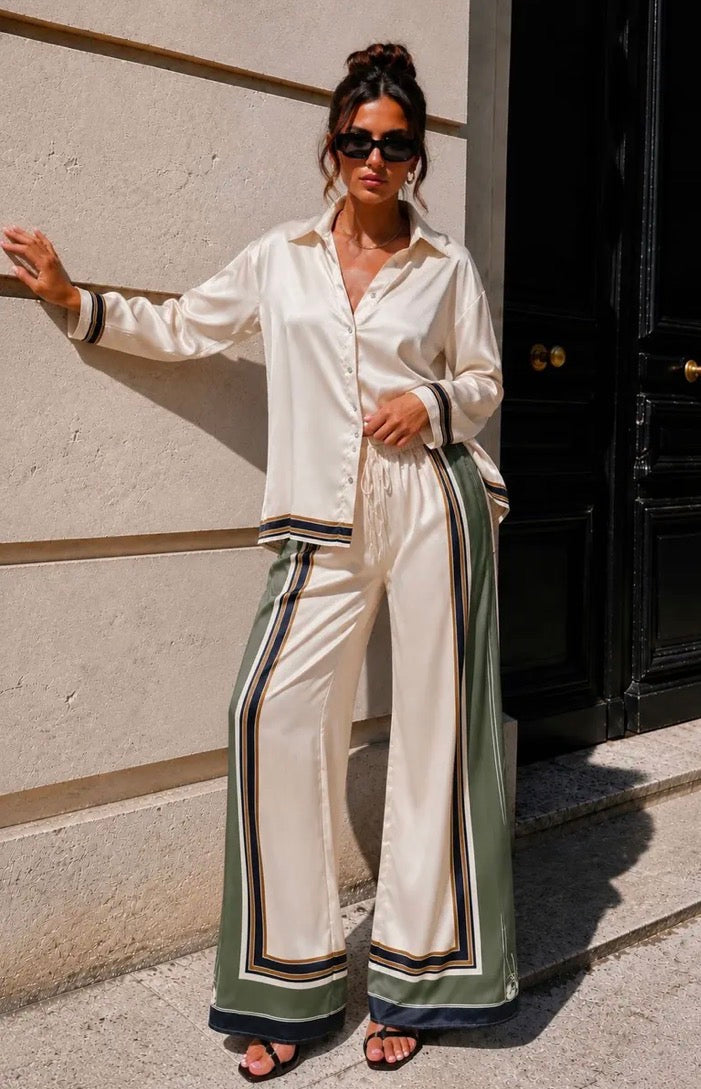 Lara Beige Two Piece Co-Ord