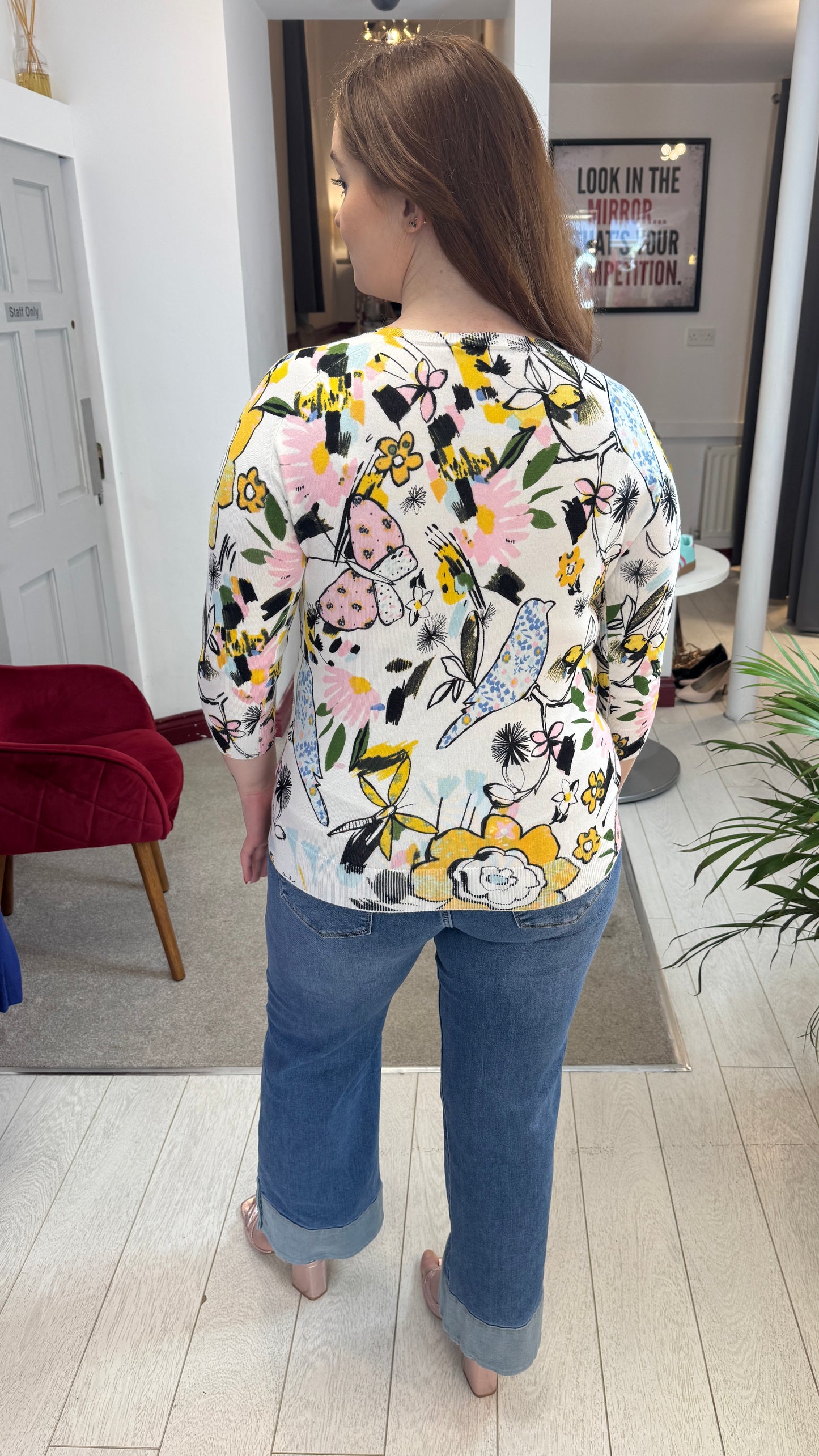 Vivienne Knitted Multi Colour Top