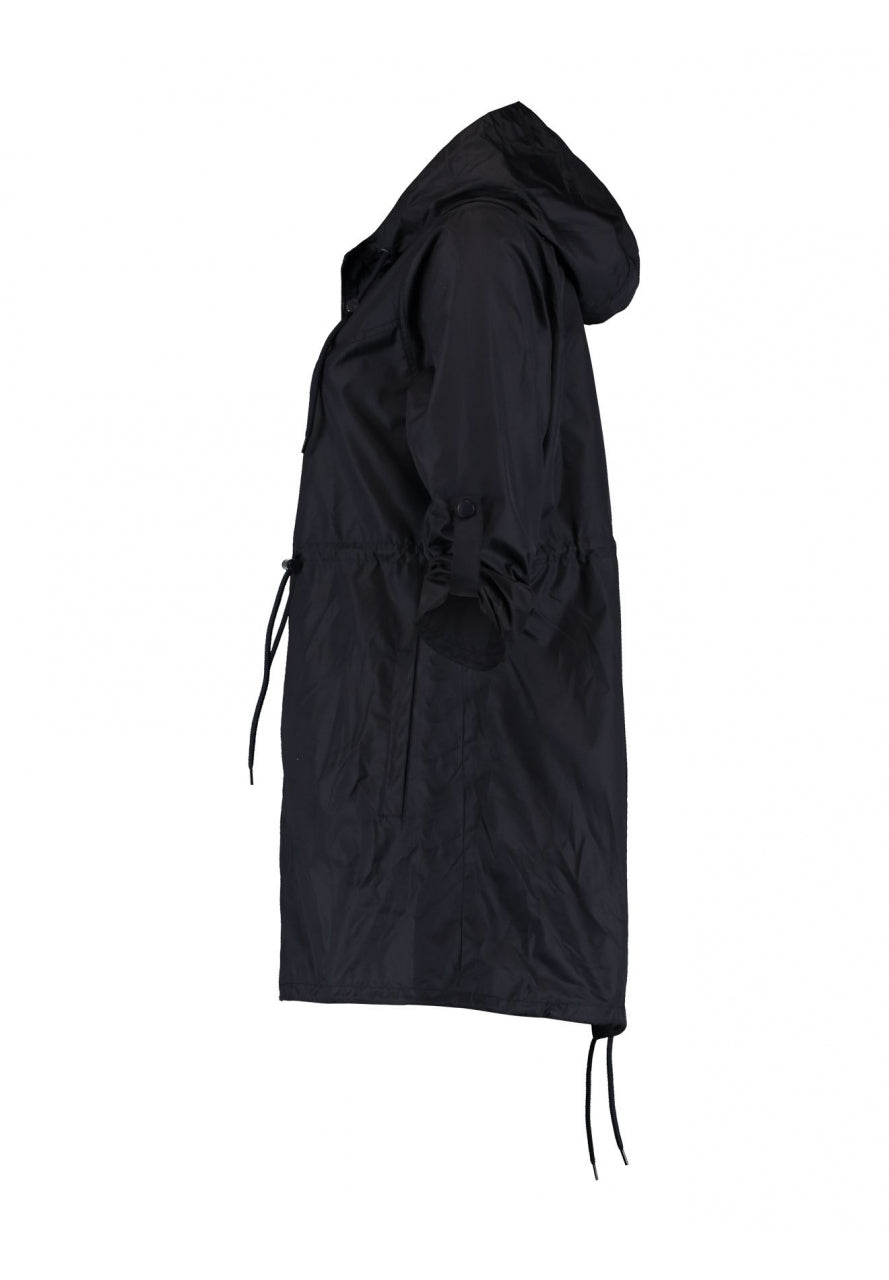 Winda Navy Rain Coat