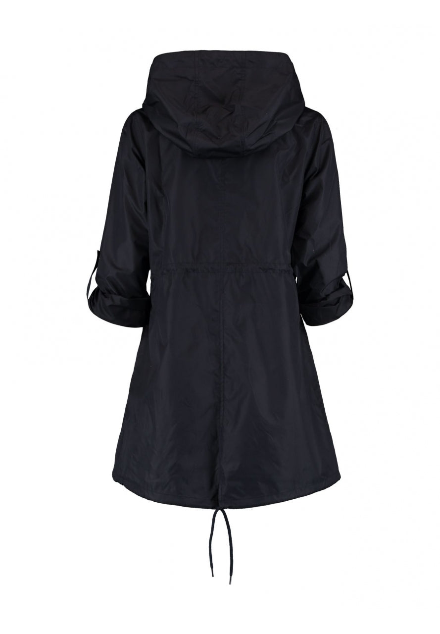 Winda Navy Rain Coat