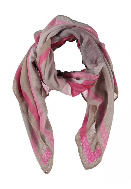 Martina Pink Print Scarf