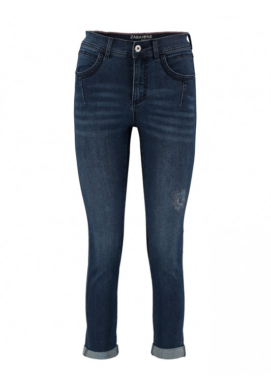 Amaris Dark Denim Mid Waist Jeans