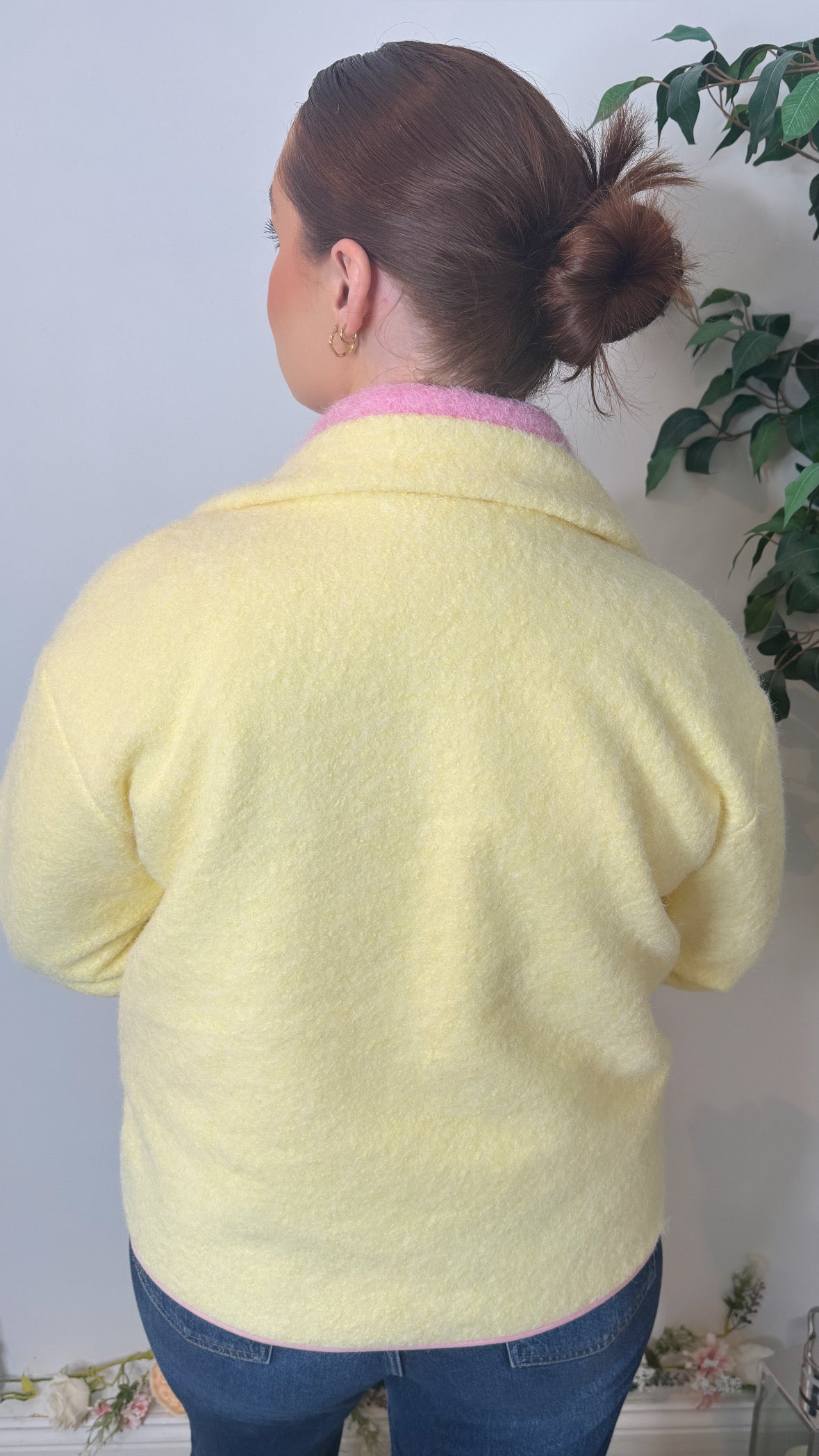Liza Primrose Yellow Fleece