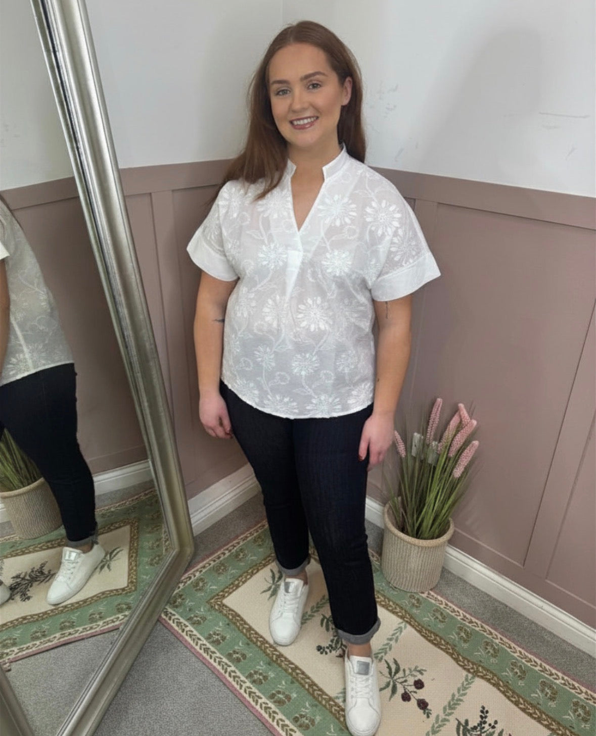 Lelia White Cotton Shirt