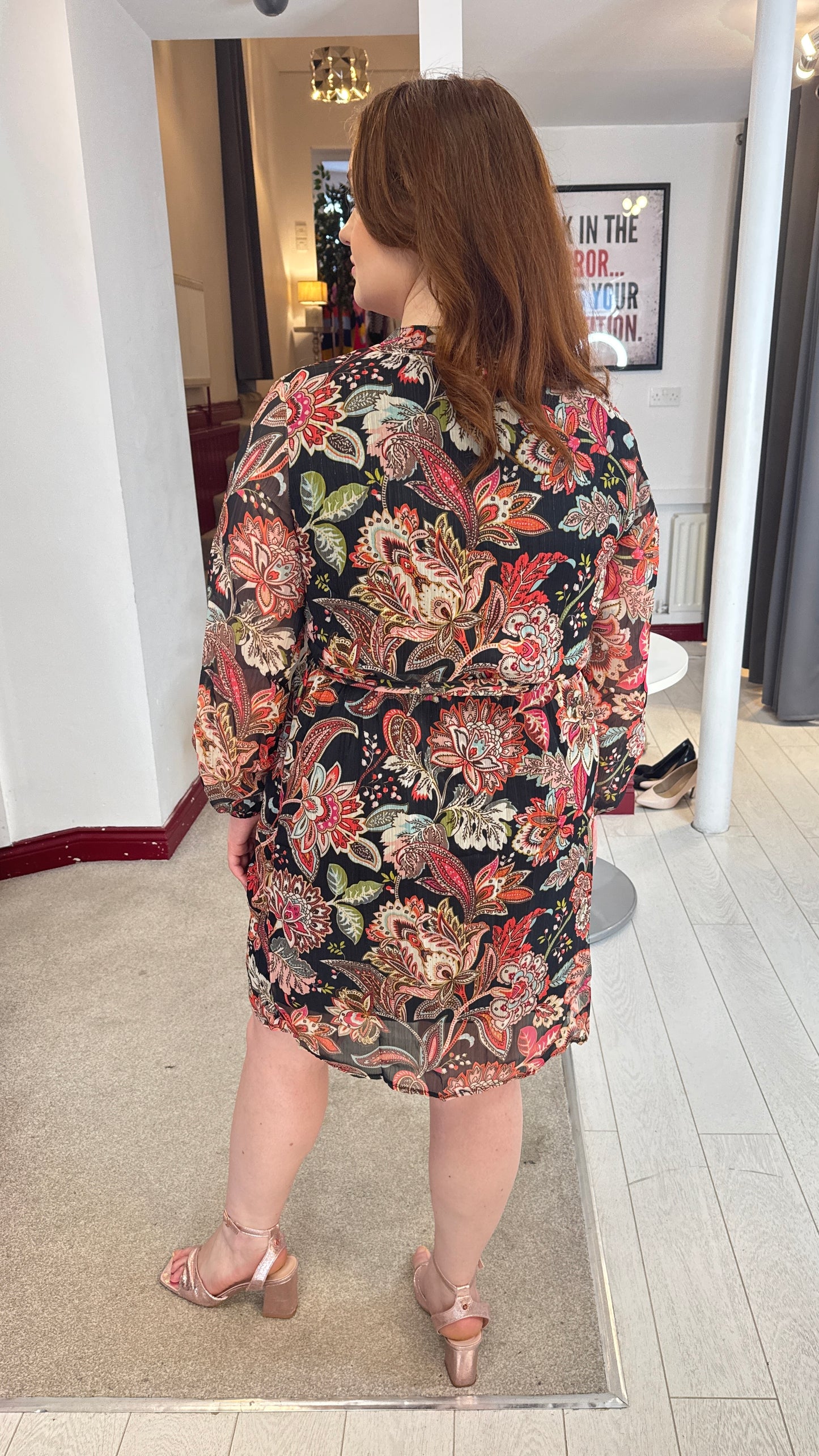 Gina Paisley Print Mini Dress