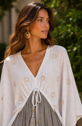 Briana Beige Boho Dress
