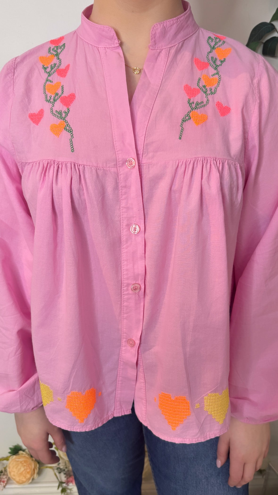 Freya Pink Floral Blouse