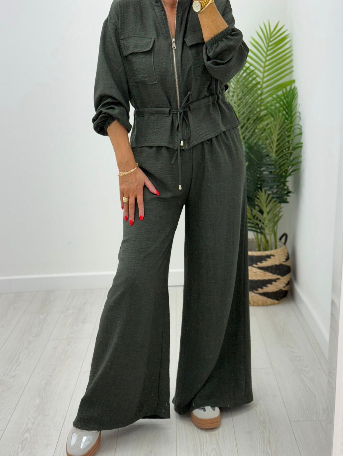 Lara Linen Feel Two Piece Co-Ord