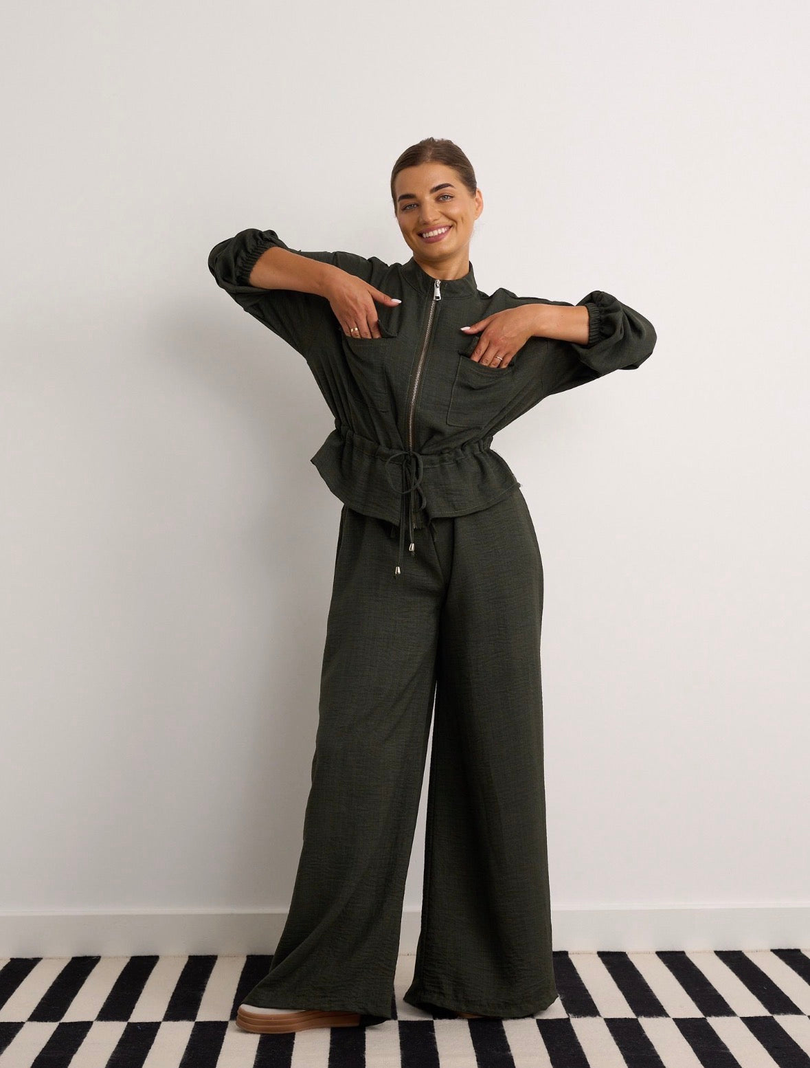 Lara Linen Feel Two Piece Co-Ord