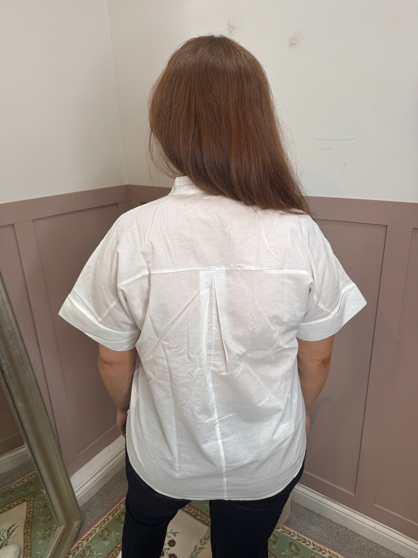 Lelia White Cotton Shirt