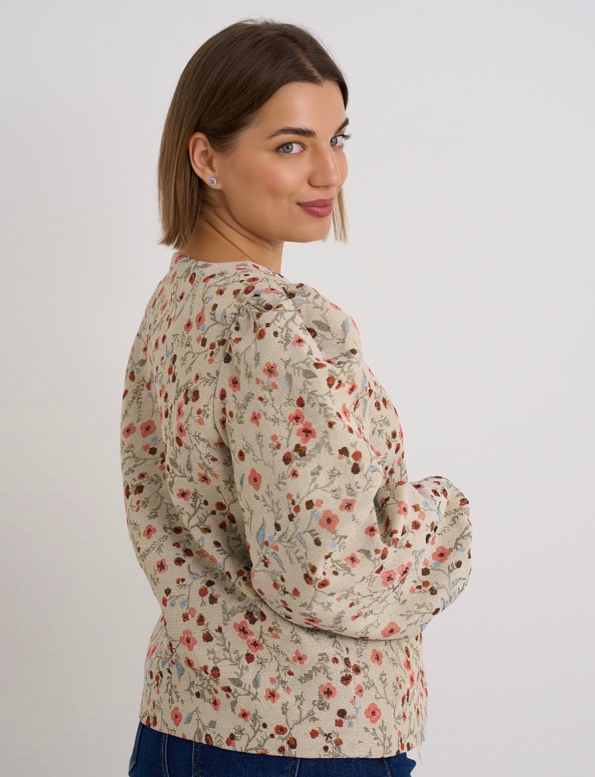 Erin Jacquard Print Jacket