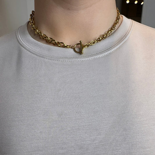 Willow Gold Chain Link Necklace