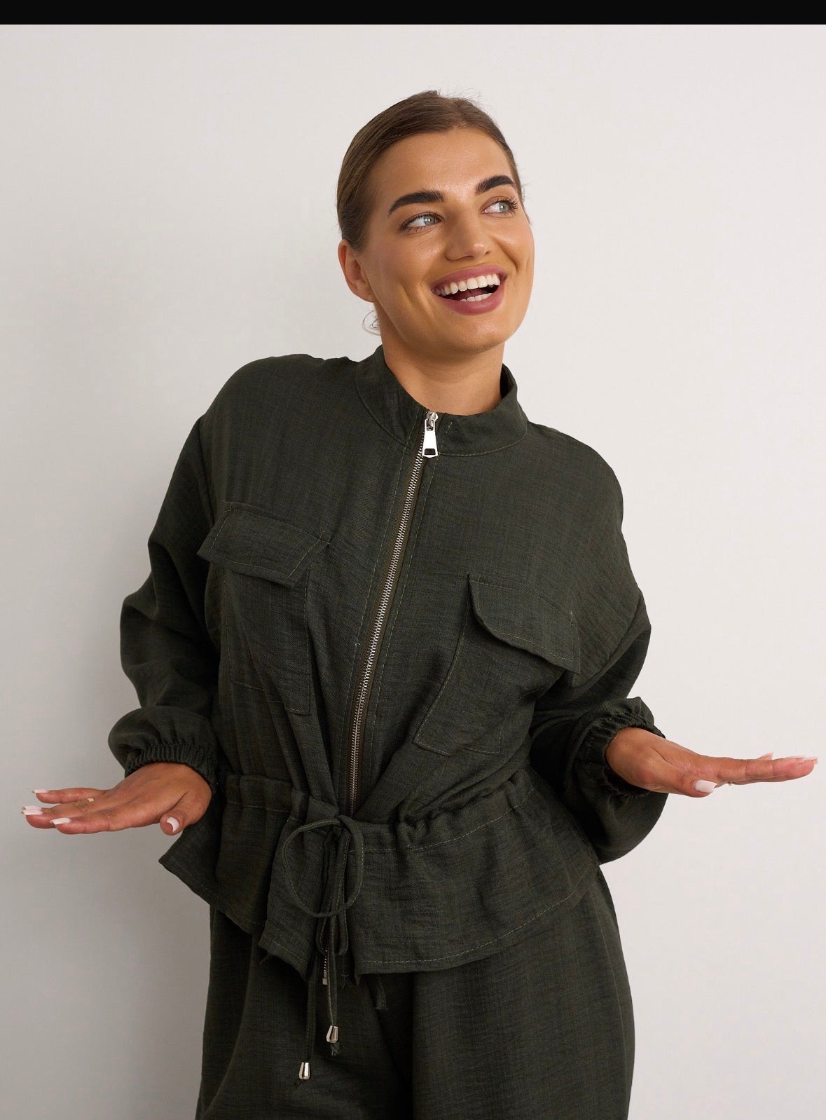 Lara Linen Feel Two Piece Co-Ord