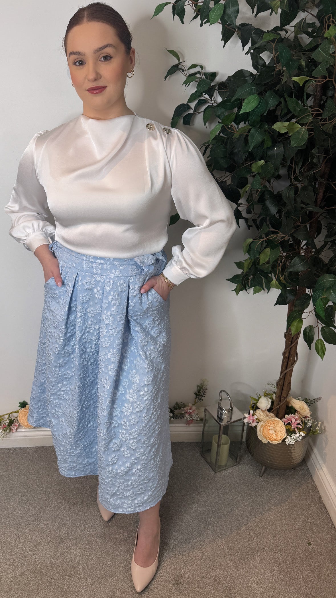 Aurora Baby Blue Skirt