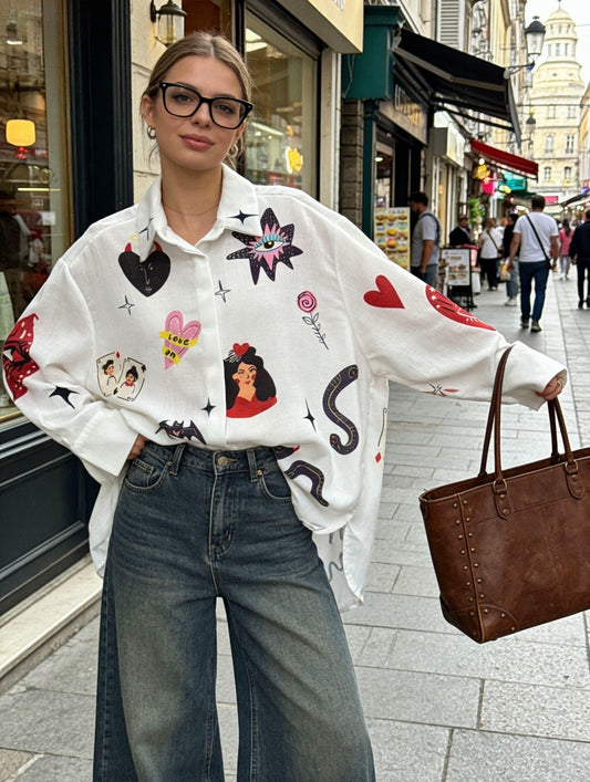 Larza White Urban Icon Shirt