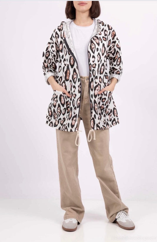 Sasha Leopard Print Cardigan