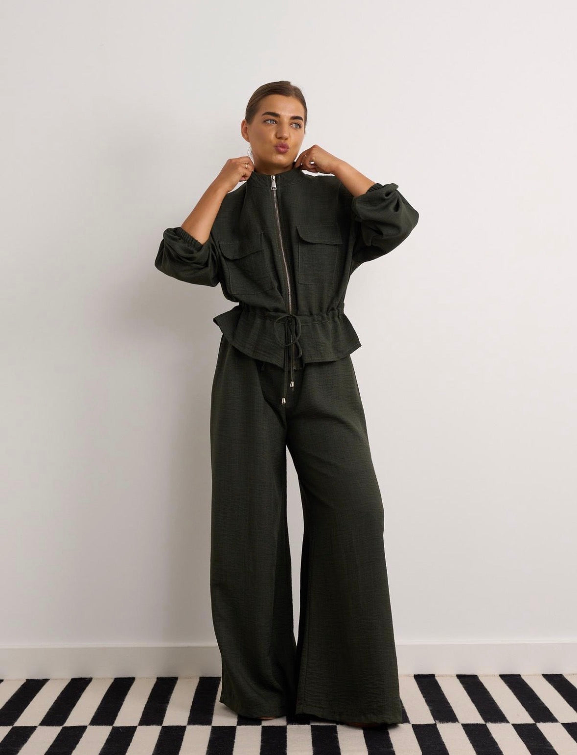 Lara Linen Feel Two Piece Co-Ord