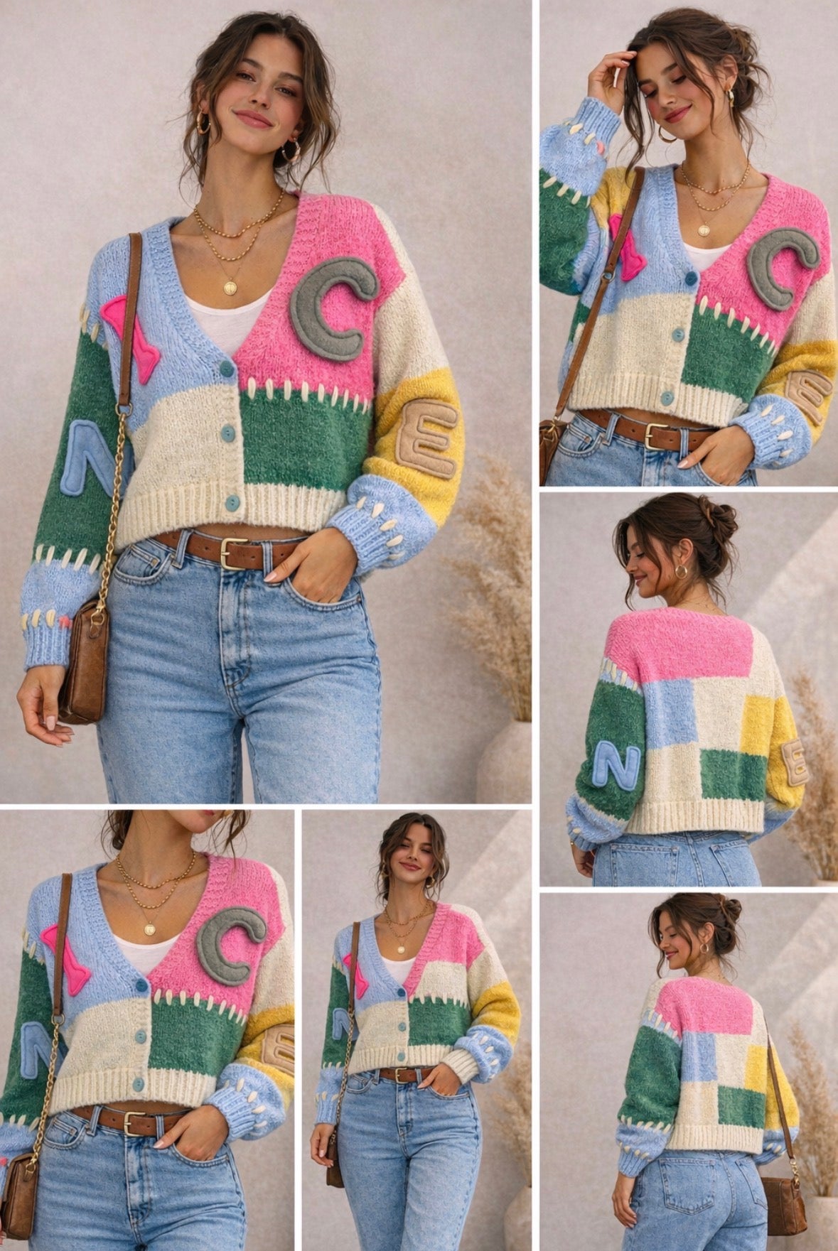 Jasmine Green Short Luxury Cardigan
