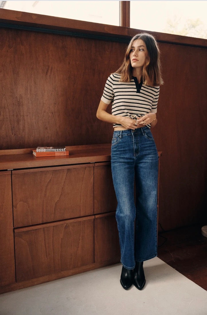Ana & Lucy Dark Wash Wide Leg Denim Jeans