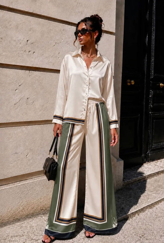 Lara Beige Two Piece Co-Ord