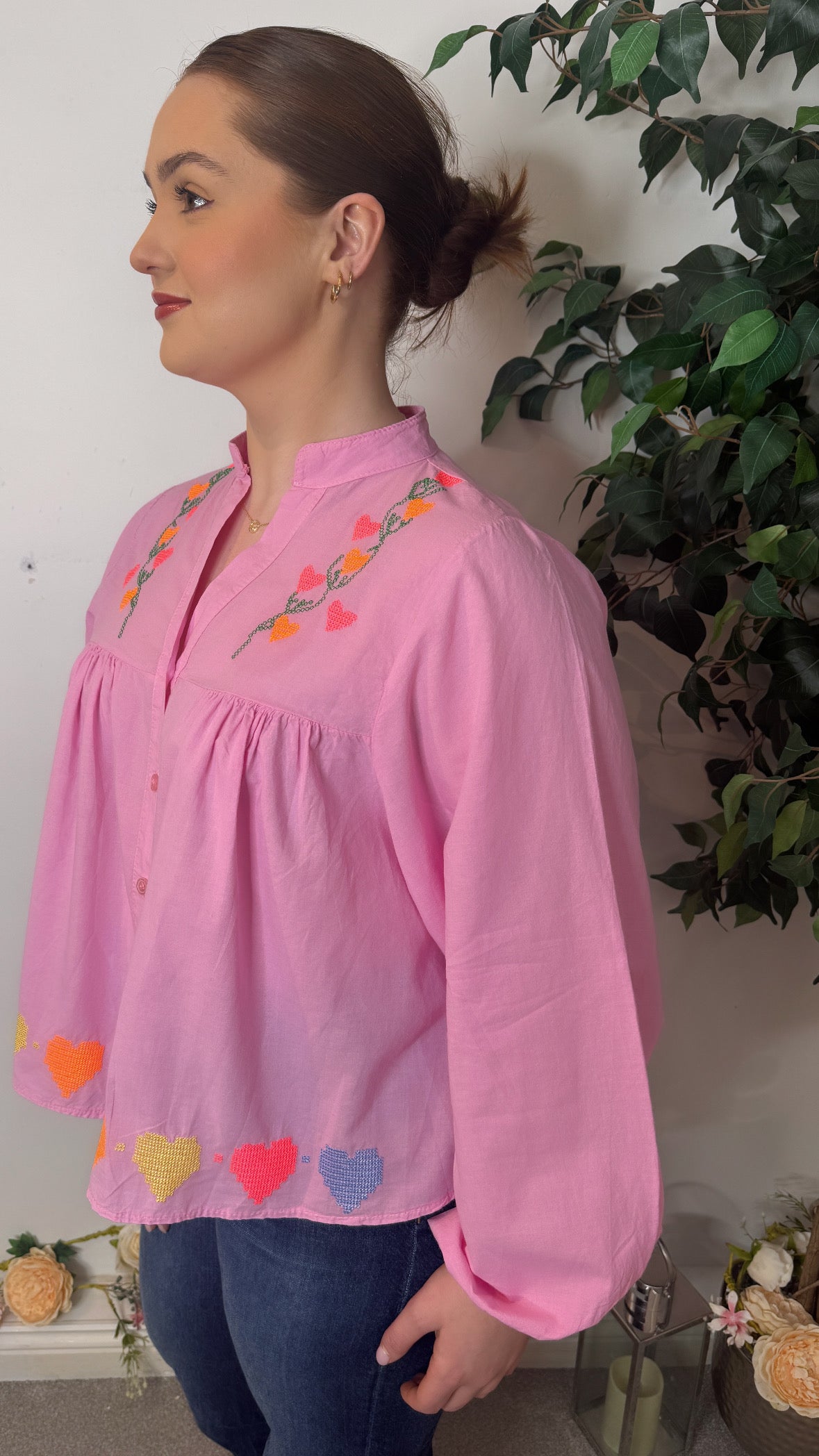 Freya Pink Floral Blouse