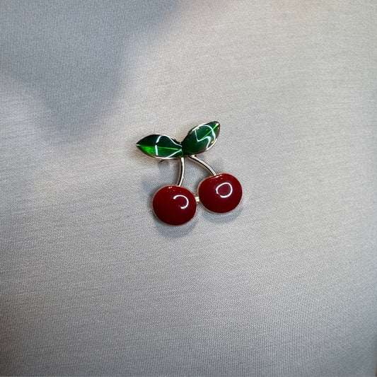Pin & Hook ‘Cherry’ Brooch