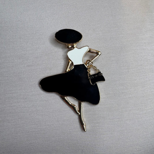 Magnetic ‘Elegant Lady’ Brooch