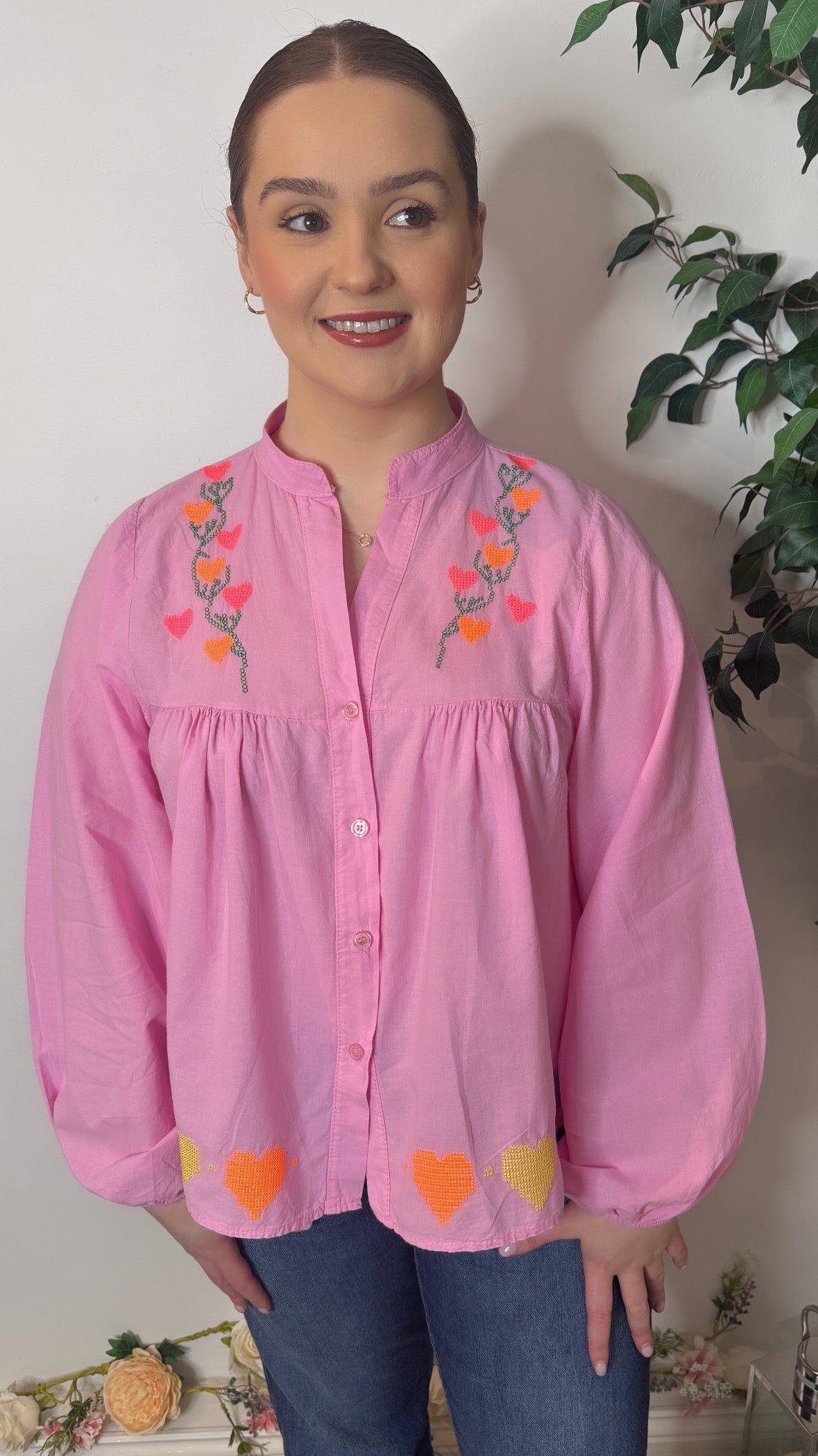 Freya Pink Floral Blouse