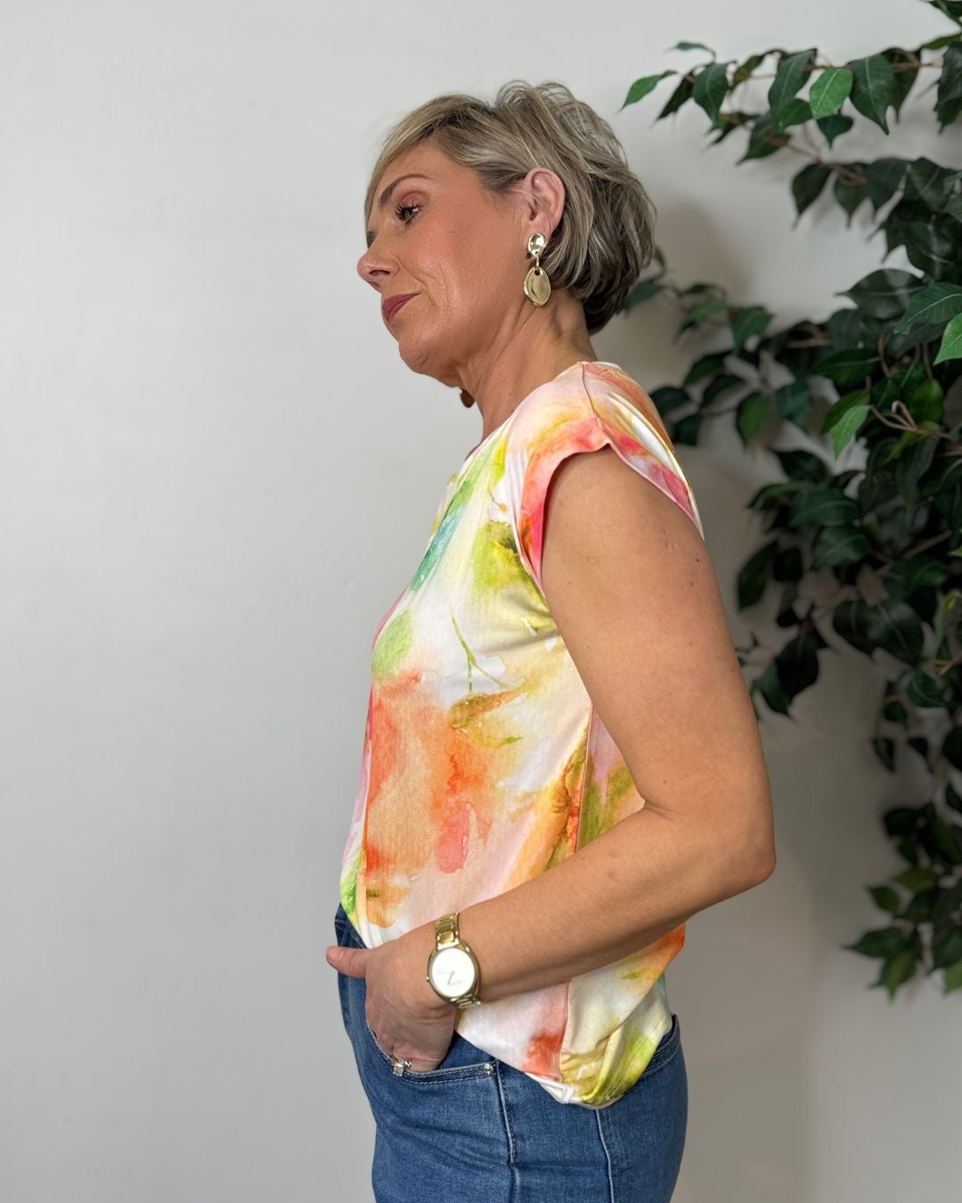 Lorie Pastel Print T-Shirt