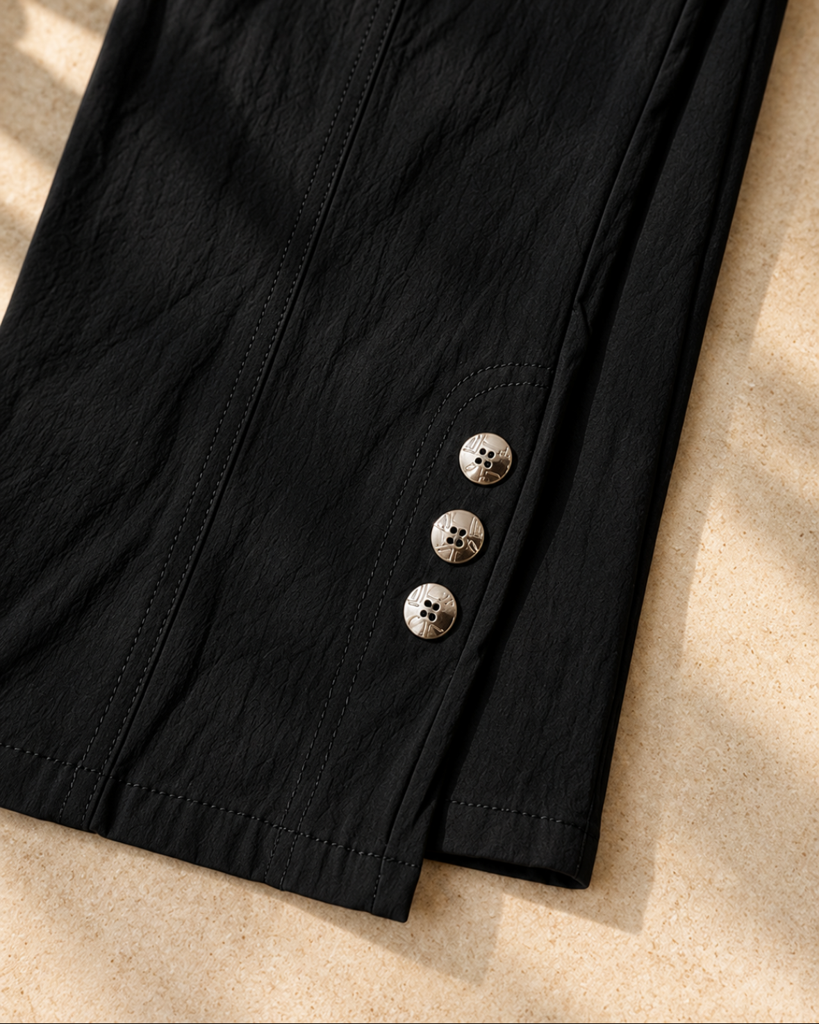 Hailey Black Bengaline Trousers