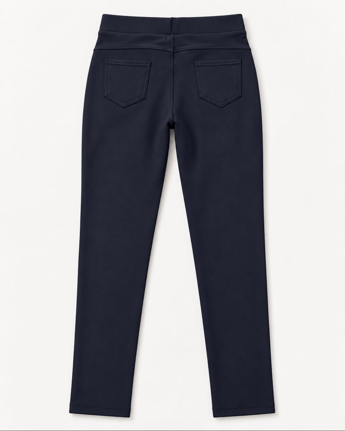 Holly Navy Stretch Cotton Leggings