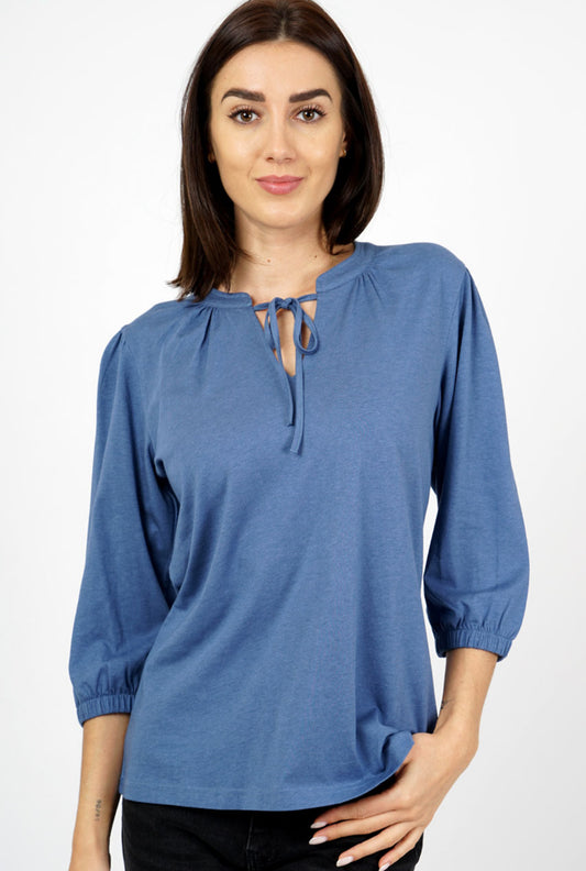 Clarissa Midnight Blue Blouse