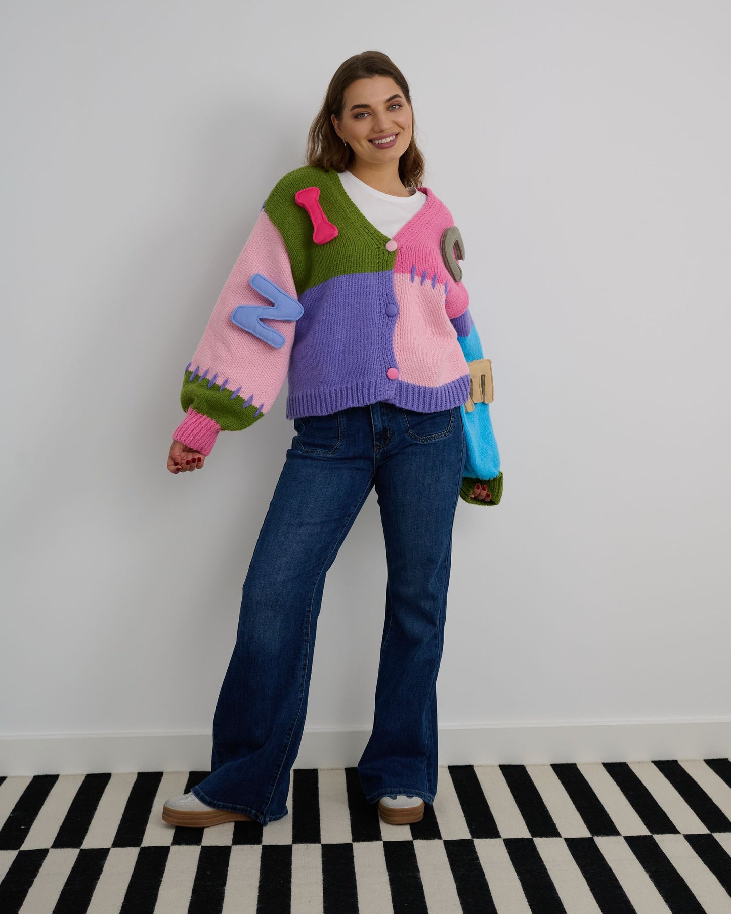 Jasmine Purple Short Luxury Cardigan