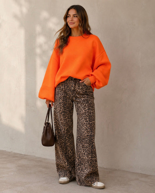 Sasha Neon Orange Jumper