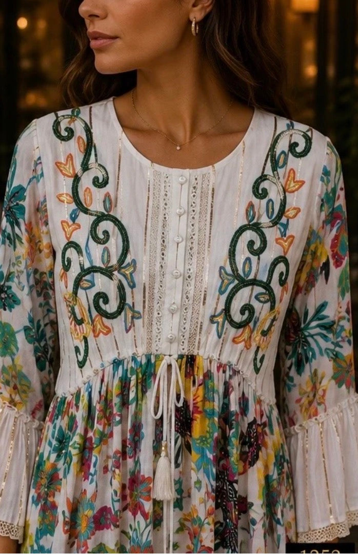 Lorna Floral Boho Dress